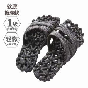 Hollow Acupressure Massage Slippers For Bathroom And Bathing WomenS Summer CoupleS Massage Outdoor PVC Slippers Health Shoes