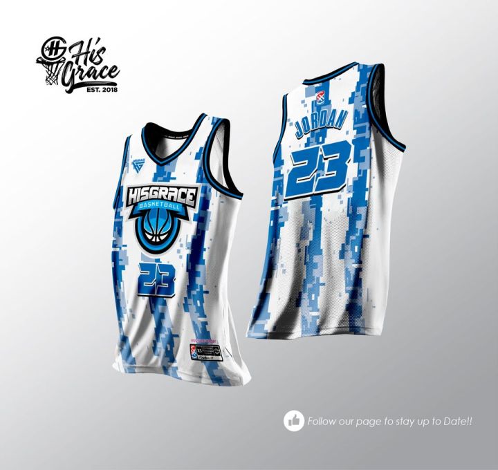 36 HG CONCEPT BLUE WHITE FULL SUBLIMATION JERSEY | Lazada PH