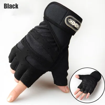 Gym Gloves Sports Exercise Sarung Tangan Weight Lifting Training Outdoor Motorcycle Cycling Glove 万能运动手套