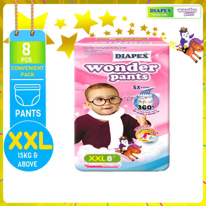 Huggies Wonder Diaper (Pants, XXL, 15-25 kg) Price - Buy Online at ₹460 in  India