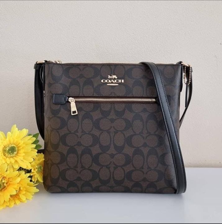 Coach crossbody file bag hot sale