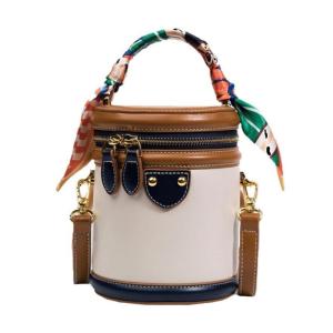 Women Shoulder Bag Trendy Cylinder Bag Fashionable Bucket Bag Lovely Messenger Bag Korean Styles Crossbody Bag for Daily