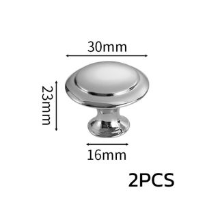 Seeko Stainless Steel Single Hole Kitchen Cabinet Handles Wardrobe Door Handles Drawer Knobs 2pcs/set