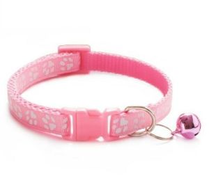 Harga Grosir - Kalung Step Kaki Hewan / Kalung Kucing Lonceng Hewan Peliharaan / Tali Leher Anjing