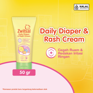 Zwitsal Daily Diaper and Rash Cream 50gr - Krim Ruam Popok Bayi 3X Multivitamin Complex