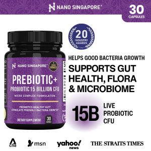 Prebiotic with Probiotic [15 Billion CFU w/ WecPro Technology] - Supports Gut Health Healthy Aging and Immunity