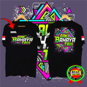 KAOS TSHIRT BAJU DISTRO GAK BAHAYA TA