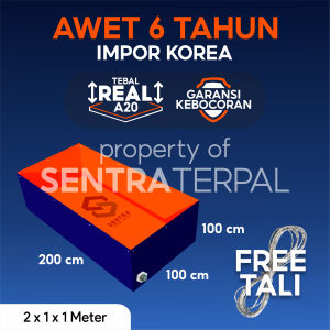 Kolam Terpal 200x100x100 / 100x200x100 / 2x1x1 / 1x2x1 Tebal A20 / A15 / A12 / A8 / A5 / A3 Kolam Terpal Kotak Impor Korea Budidadya Ikan Lele Nila Gurame