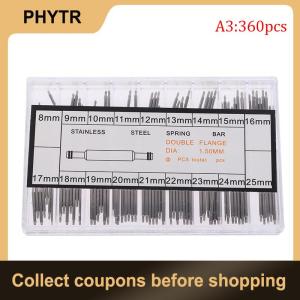 【PHYTR】 Professional Stainless Steel Watch Band Strap Spring Bar Set For Replacement