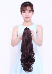 Tóc giả ngoạm xoăn ngoạm xoăn dài N158 😍FREESHIP😍 tóc giả nữ đuôi ngựa ngoạm xoăn tóc giả quặm tóc giả nữ kẹp ngoạm tóc giả dài