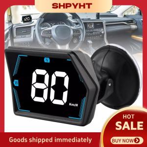 SHPYHT✨ Overspeed Alarm Car Accessories G20 For Car Truck Bus Digital GPS Compass Speedometer Big Font Head Up Display Car HUD