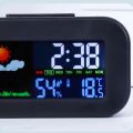 Retail <br><br>Weather Station Clock with Color Display Temp&amp;Humidity Monitor Backlit for Kids Teens Students - Bedroom Dorm Desk. 