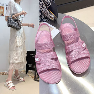 Free Shipping Summer Sandals For Mothers Comfortable And Non-Slip Flat-Soled Plastic Sandals For Women Soft-Soled Shoes For The Elderly And Comfortable Textile Work Shoes