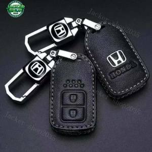 for Honda Key Cover Case Keychain Fit For 2007 2020 City Hrv Crv Brv City Jazz Civic Accord In Stock Leather