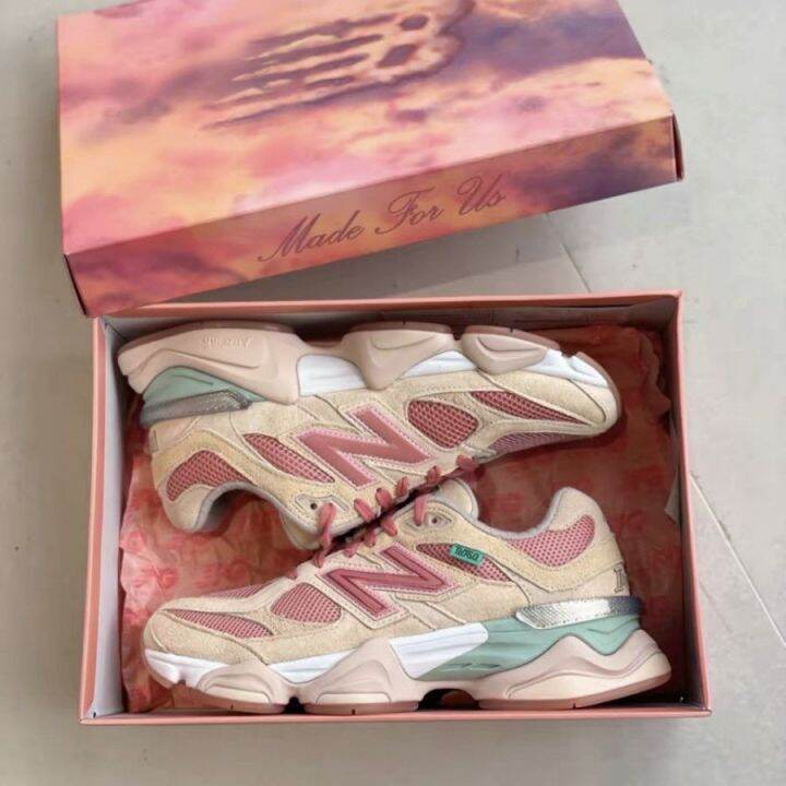 Original Box Packing] JOE Freshgoods X 9060 Series New Balance Retro Daddy  Brown Pink Sneakers Running | Lazada