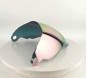 หมวกกันน็อค Visor สำหรับไอคอน Airflite IC-06หมวกกันน็อครถจักรยานยนต์โล่ป้องกันรังสียูวี Cascos Visera Faceshield Sunshield เลนส์กระจก