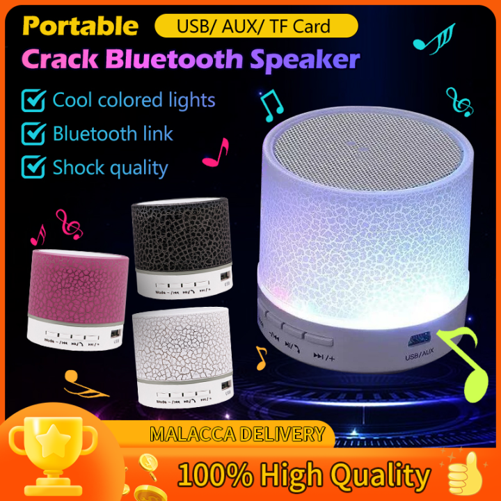 READY STOCK LED Bluetooth Speaker Mini Bluetooth Speaker With Light ...