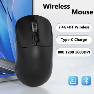Kebidumei Bluetooth 5.4 Mouse 2.4G Wireless Mouse Dual Mode Slient Mouse Rechargeable Gaming Mouse Mice for PC Computer Laptop Macbook