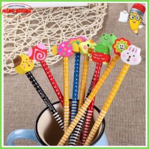 [ Sale] Combo 3 Bút Chì kèm Tẩy Nhiều Hoạt Hình Dễ Thương Dụng Cụ Học Tập dành Cho Bé Trai Và Bé Gái Đi Học ( Giao Mẫu Ngẫu Nhiên )