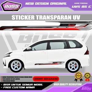 UVS 05 - STICKER LIST MOBIL OEM AVANZA INNOVA SIGRA TERIOS BRIO AYLA STRIPING MOBIL ORIGINAL LOOK