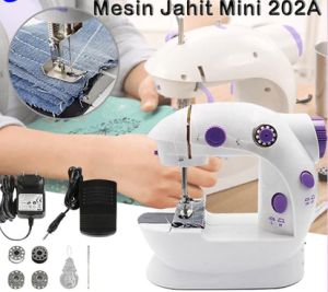 Mesin Jahit Mini Portable/ Mini Sewing Machine / Alat Jahit Mesin Mini / Mesin Jahit Modern