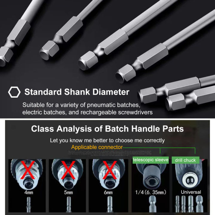 Hex screw deals drill bit