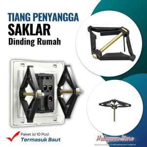 Penyangga Baut Mur Perbaikan Dudukan Saklar Socket Bottom Box Cassette