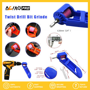 AumoPro Bit Sharpener Portable Diamond Drill Bit Sharpening Tool for Iron-based Drill Bits Ordinary Iron Straight Shank Twist Drill Bit Grinde