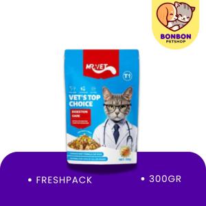 Makanan Kucing Kering Mr.Vet T1 Digestive 300 Gram Mr Vet Dry Food T2 Hair Skin 300gr Cat Dry Food
