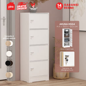 Pira Metropolis OX - Aruna RSG 4 Rak Serbaguna / Rak Susun 4 Pintu