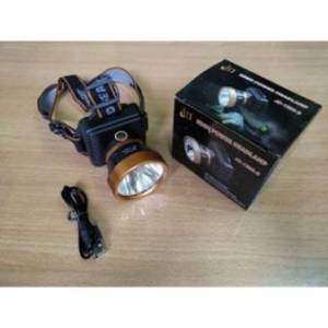 JD-1598-6 Rechargeable Headlamp High-Power LED Light for Camping Fishing Hiking Hunting - New