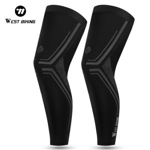 WEST Ống Bọc Chân Đạp Xe Đạp Ống Giữ Ấm Chân Chống Nắng Ngoài Trời Bọc Quần Legging Làm Mát Bằng Vải Viscose Bóng Rổ Chạy Bộ Thiết Bị Thể Thao