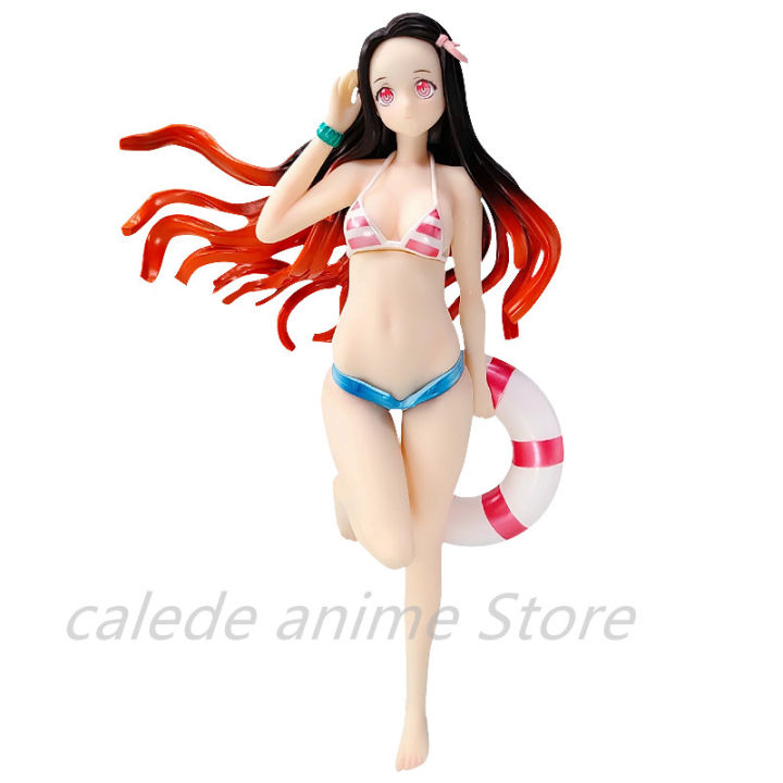 25cm Anime Demon Slayer Figure Swimsuit Kamado Nezuko Girl PVC