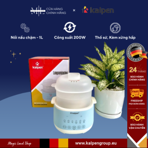 Nồi Nấu Cháo Chậm Chưng Yến...Kèm Xửng Hấp Kalpen SK2 - 1L Bảo hành 2 Năm