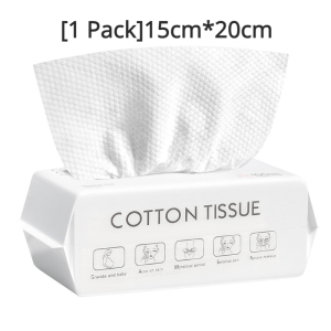 🇸🇬SG Local Stock🇸🇬100 pcs Disposable Face Towel Cotton Tissue Cleansing Travel Makeup Wipes Facial一次性洗脸巾一次性毛巾