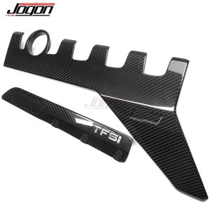 OnlyF U Real Carbon Fiber Engine Bay Cover For Audi RS3 8V TTRS TT RS 8S MK3 RSQ3 2019-24 Engine Cover Exterior Acccessories 8N6Y2