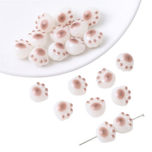 10/20Pcs Colorful Kitten Claws Resin Beads Cute Cat Paw Charms for Necklace Bracelet Earring DIY Jewelry Craft Making Accessories