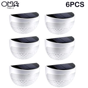 TWO.1 Solar Energy Garden Lamp/ Outdoor Waterproof Decorative Night Light/ Fence Lamp Landscape Step LED Light