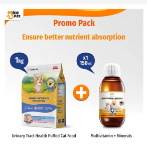 Cassiel Pet Puffed Dry Cat Food For Urinary Care Feline Care Nutrition For Kitten Adult All Stages