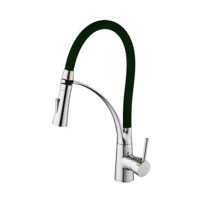 LDIES Kitchen Sink Faucet Solid Brass Swivel Universal Pull Down Spray Faucets Hot Cold Mixer Tap Multi Colored Styles Q5K9H