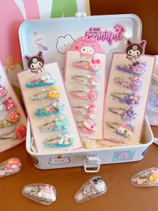 Klip Rambut Kanak Kanak Perempuan Kurumi Kartun Bb Klip Bayi Pin Rambut Kecil Aksesori Rambut Selamat Tidak Licin Cute Kids Hair Clips Girls Kuromi Cartoon Bb Clips Baby Hairpin Small Barrettes Child Hair Non Slip Safe 库洛米儿童发夹女孩后脑勺超小bb夹宝宝碎发夹不伤发女童发卡发饰 H117