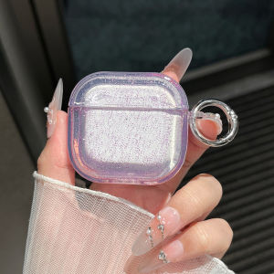 💜INS💜 3D เคสป้องกันหูฟังสีลูกกวาดสำหรับ Airpods 4/3/2/1/Pro/Pro2 ซิลิโคนนิ่มแบบหุ้มเกราะป้องกัน