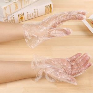 Sarung Tangan Plastik 70PCS (35PSG) Steril Sekali Pakai Hand Glove Dapur Transparan