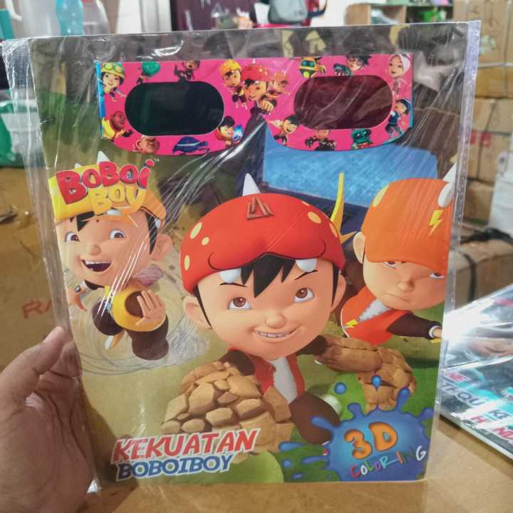 Buku Anak Boboiboy Kekuatan Boboiboy 3d Coloring Lazada Indonesia