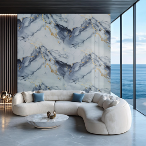 PVC Marble Wallpaper – Waterproof Vinyl Foam Wall Sticker 1.2×3m 2.5mm Thick