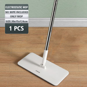 Ecoco Disposable Electrostatic Dust Mop Flat Mop Oversize Mophead for Cleaning Dust Fiber Hair Microfiber Floor Cloth Wet Wipes