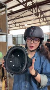 DANSHOP Mũ Bảo Hiểm Thời Trang - An Toàn - Giá Rẻ - Chất Lượng Mũ bảo hiểm nửa đầu  có kính âm che mặt bảo hành 12 tháng chính hãng