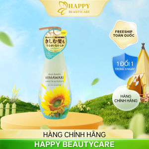 Dầu Gội Đầu Phục Hồi Dưỡng Tóc Suôn Mượt  Dear Beaute Himawari Oil In Shampoo Smooth & Repair 500mL