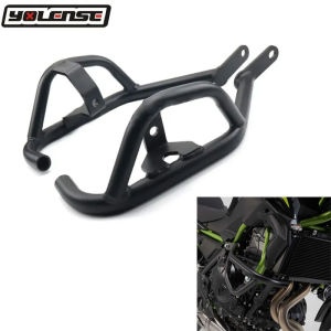 For KAWASAKI Z650 Z650RS Z 650 RS 2017 2018 2019 2020 2021 2022 2023 Black Motorcycle Engine Guards Bumper Crash Bar Frame Sliders Protection Falling Protector