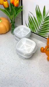 Rice sub-packaging fresh-keeping box can be frozen and heated in micro a wave oven